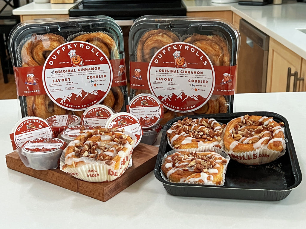 One Dozen Pecanilla Crunch Cinnamon Rolls