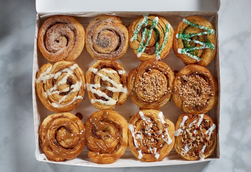 Box of Mini Cinnamon Duffeyrolls